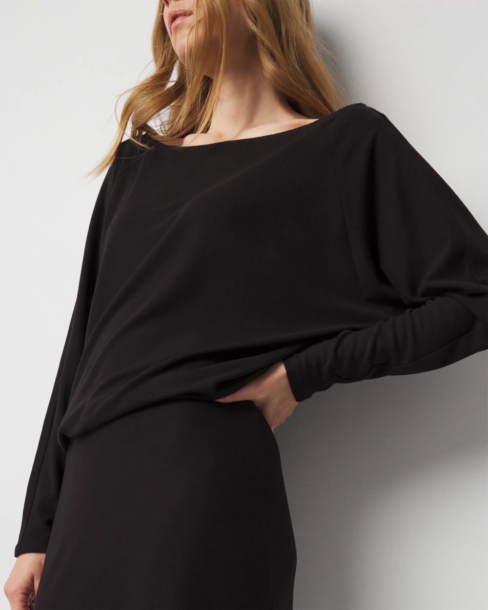 Dolman Sleeve Knit Dress | White House Black Market
